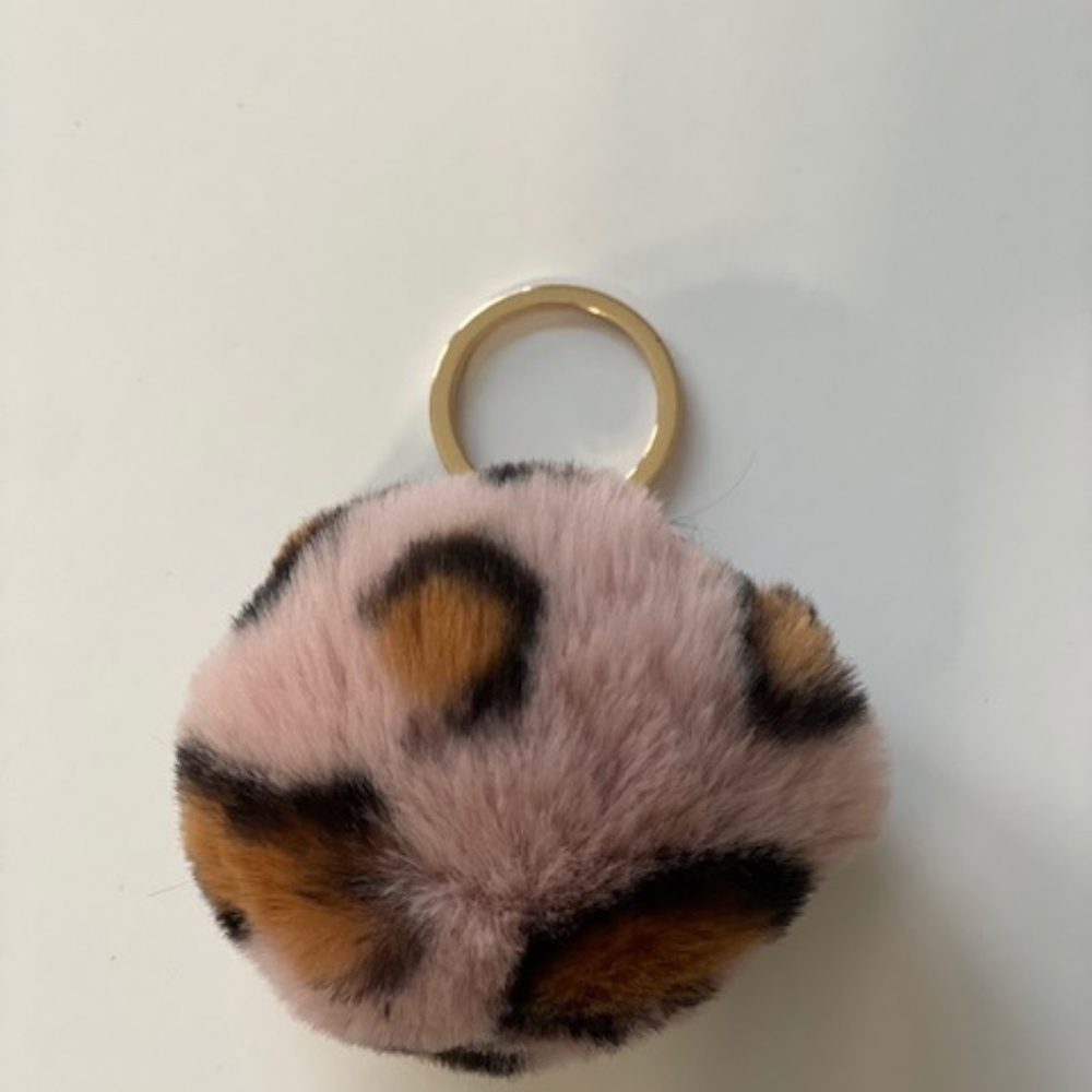 Pom-Pom Keychain (Cheetah Prints)